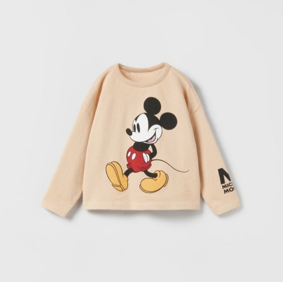 Zara Other - Zara Baby Long Sleeve Disney Mickey Mouse Sweatshirt NWT.